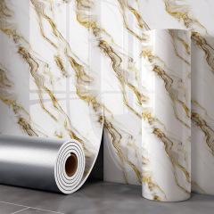 PVC Marble Wall Stickers Modern Waterproof Fireproof Soundproof 3D Panel Oil Pollution Prevention Environmentally Kitchen Hotel,YIJIA NEW MATERIAL CO., LTD.,PVC Marble Wall Stickers Modern Waterproof Fireproof Soundproof 3D Panel Oil Pollution Prevention Environmentally Kitchen Hotel