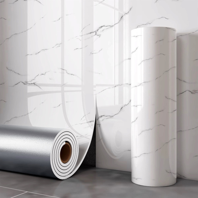 PVC Marble Wall Stickers Modern Waterproof Fireproof Soundproof 3D Panel Oil Pollution Prevention Environmentally Kitchen Hotel,YIJIA NEW MATERIAL CO., LTD.,PVC Marble Wall Stickers Modern Waterproof Fireproof Soundproof 3D Panel Oil Pollution Prevention Environmentally Kitchen Hotel
