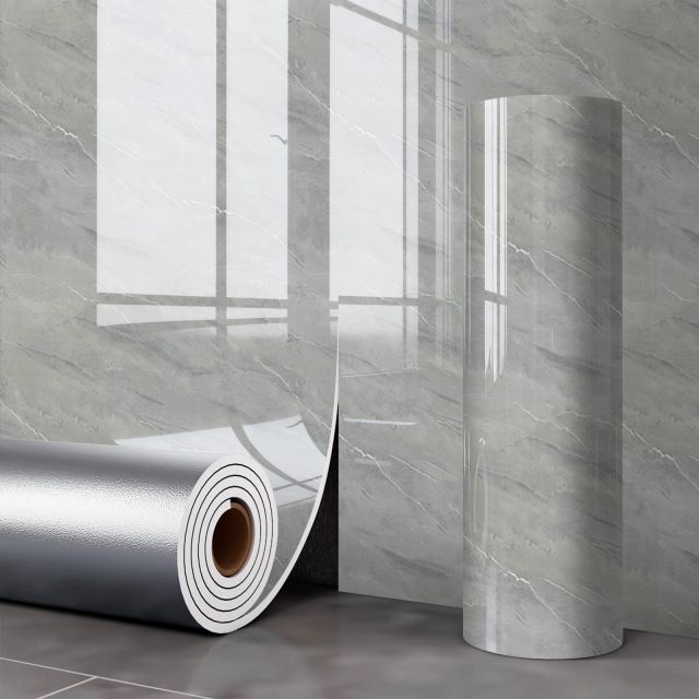 PVC Marble Wall Stickers Modern Waterproof Fireproof Soundproof 3D Panel Oil Pollution Prevention Environmentally Kitchen Hotel,YIJIA NEW MATERIAL CO., LTD.,PVC Marble Wall Stickers Modern Waterproof Fireproof Soundproof 3D Panel Oil Pollution Prevention Environmentally Kitchen Hotel