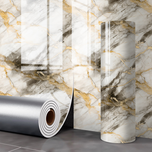 PVC Marble Wall Stickers Modern Waterproof Fireproof Soundproof 3D Panel Oil Pollution Prevention Environmentally Kitchen Hotel,YIJIA NEW MATERIAL CO., LTD.,PVC Marble Wall Stickers Modern Waterproof Fireproof Soundproof 3D Panel Oil Pollution Prevention Environmentally Kitchen Hotel