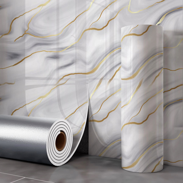 PVC Marble Wall Stickers Modern Waterproof Fireproof Soundproof 3D Panel Oil Pollution Prevention Environmentally Kitchen Hotel,YIJIA NEW MATERIAL CO., LTD.,PVC Marble Wall Stickers Modern Waterproof Fireproof Soundproof 3D Panel Oil Pollution Prevention Environmentally Kitchen Hotel