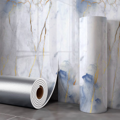 PVC Marble Wall Stickers Modern Waterproof Fireproof Soundproof 3D Panel Oil Pollution Prevention Environmentally Kitchen Hotel,YIJIA NEW MATERIAL CO., LTD.,PVC Marble Wall Stickers Modern Waterproof Fireproof Soundproof 3D Panel Oil Pollution Prevention Environmentally Kitchen Hotel