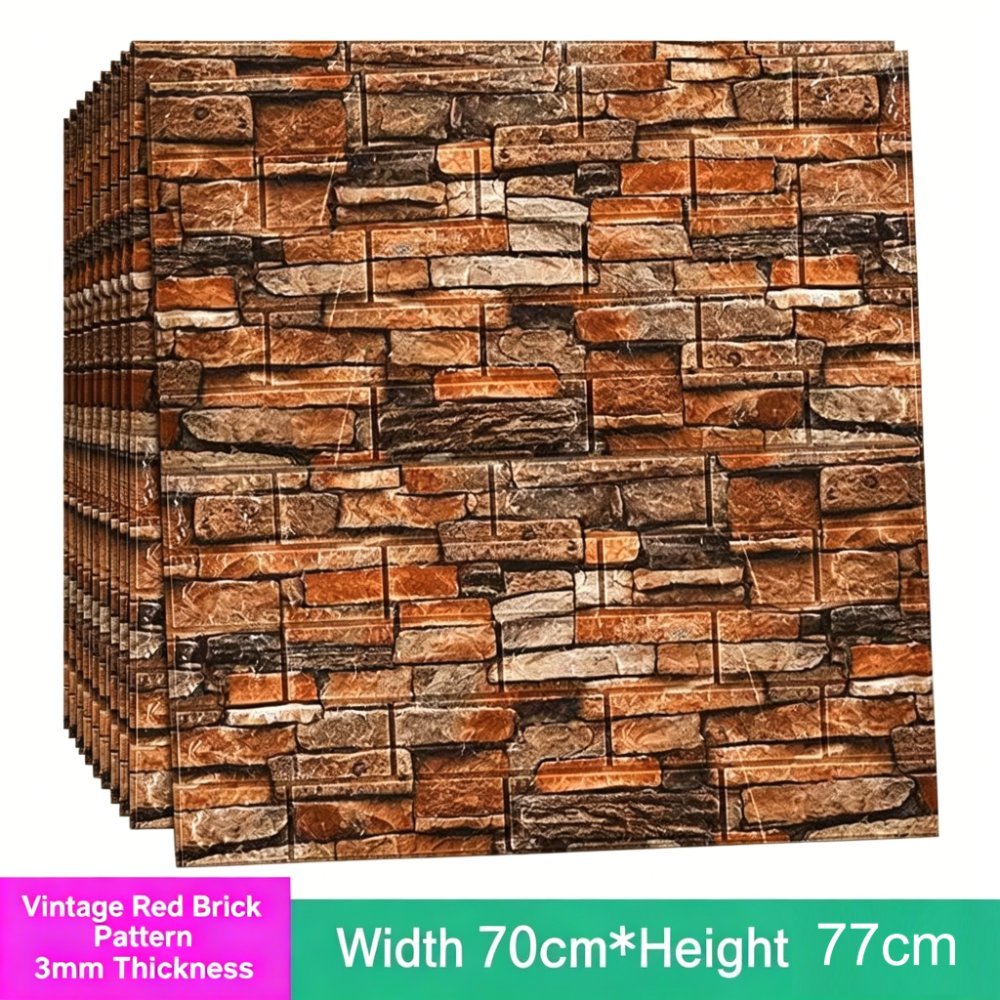 3D Foam Wallpaper - Brick Pattern Waterproof Wall Stickers Waterproof and Moisture-proof 3D,YIJIA NEW MATERIAL CO., LTD.,3D Foam Wallpaper - Brick Pattern Waterproof Wall Stickers Waterproof and Moisture-proof 3D