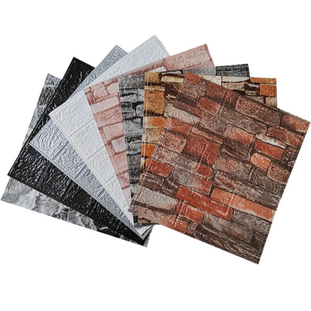3D Foam Wallpaper - Brick Pattern Waterproof Wall Stickers Waterproof and Moisture-proof 3D,YIJIA NEW MATERIAL CO., LTD.,3D Foam Wallpaper - Brick Pattern Waterproof Wall Stickers Waterproof and Moisture-proof 3D