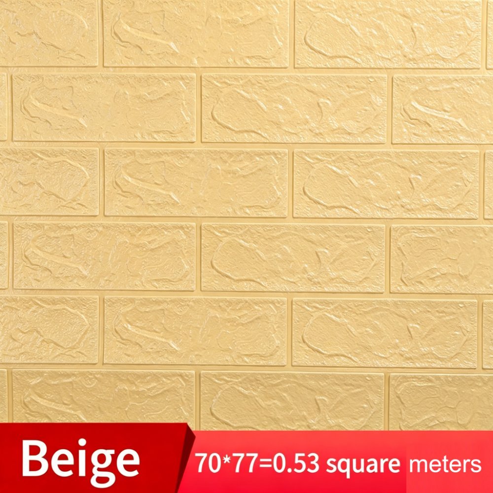 3D Foam Wallpaper - Brick Pattern Waterproof Wall Stickers Waterproof and Moisture-proof 3D,YIJIA NEW MATERIAL CO., LTD.,3D Foam Wallpaper - Brick Pattern Waterproof Wall Stickers Waterproof and Moisture-proof 3D