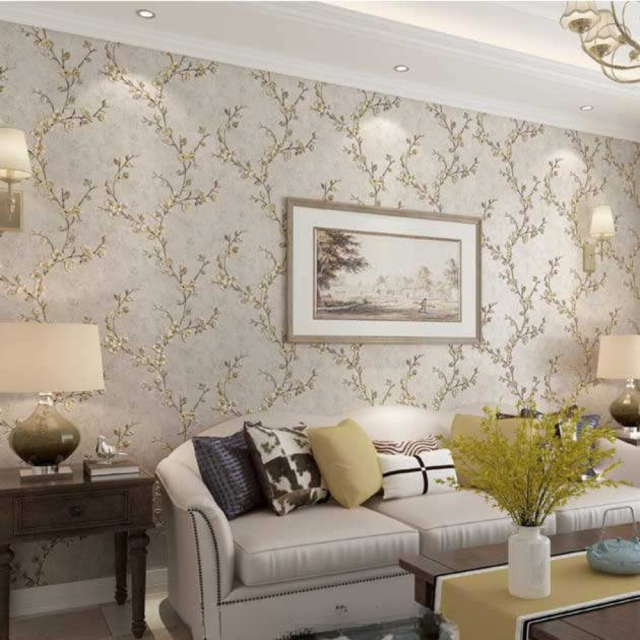 Eco-friendly Popular Embossed Garden Style Big Flower Bedroom Living Room Background Decoration Home Non Woven Wallpaper,YIJIA NEW MATERIAL CO., LTD.,Eco-friendly Popular Embossed Garden Style Big Flower Bedroom Living Room Background Decoration Home Non Woven Wallpaper