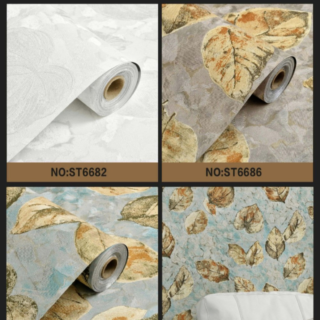 Eco-friendly Popular Embossed Garden Style Big Flower Bedroom Living Room Background Decoration Home Non Woven Wallpaper,YIJIA NEW MATERIAL CO., LTD.,Eco-friendly Popular Embossed Garden Style Big Flower Bedroom Living Room Background Decoration Home Non Woven Wallpaper