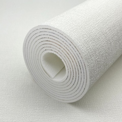 White with Linen Print