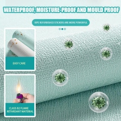 Linen Texture Peel and Stick Wallpaper – 3D Foam Panels for Apartment Living Room,YIJIA NEW MATERIAL CO., LTD.,Linen Texture Peel and Stick Wallpaper – 3D Foam Panels for Apartment Living Room