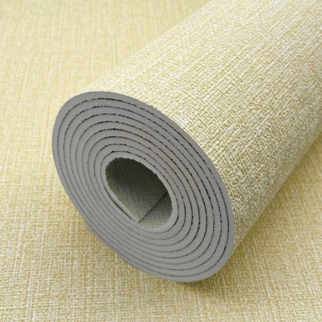Yellow with Linen Print
