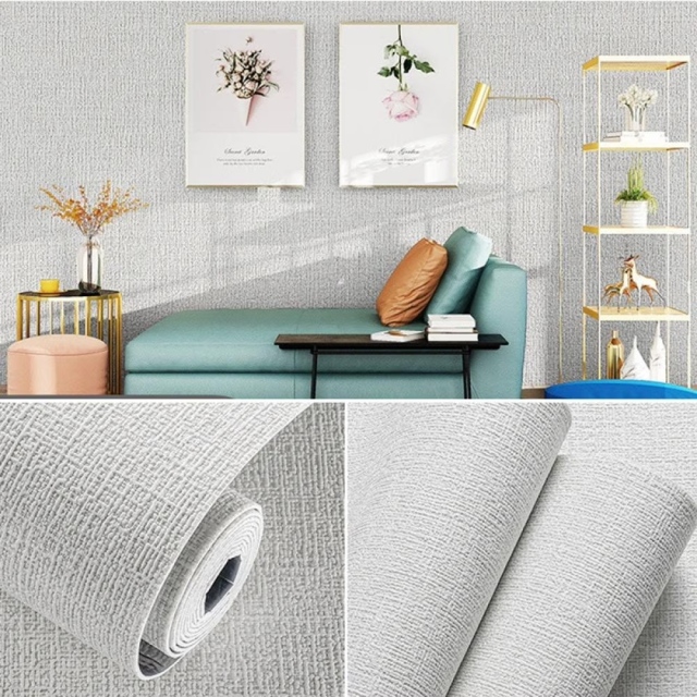 Linen Texture Peel and Stick Wallpaper – 3D Foam Panels for Apartment Living Room,YIJIA NEW MATERIAL CO., LTD.,Linen Texture Peel and Stick Wallpaper – 3D Foam Panels for Apartment Living Room