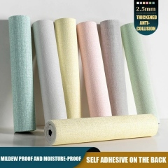 Linen Texture Peel and Stick Wallpaper – 3D Foam Panels for Apartment Living Room,YIJIA NEW MATERIAL CO., LTD.,Linen Texture Peel and Stick Wallpaper – 3D Foam Panels for Apartment Living Room