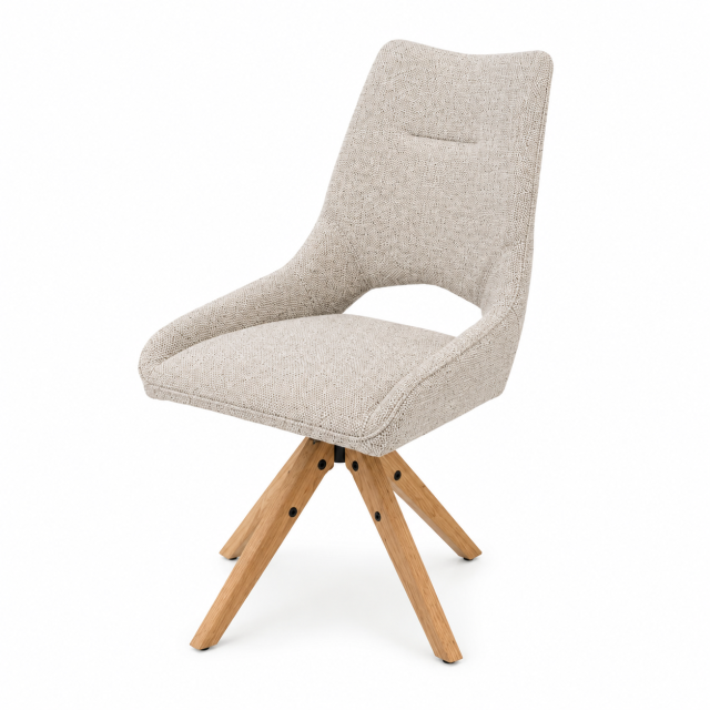 Fauteuil de salle à manger DC-3626 avec piètement en bois | ComfPlus Furnishing