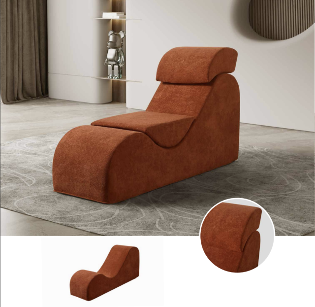 H-047 Ergonomic Compression Chaise Lounge,{comfplusfurnishing},Modern Ergonomic Compression Chaise Lounge | H-047