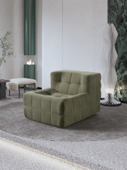 H-052 卸売・家具プロジェクト向けディープタフテッド圧縮梱包ラウンジチェア | ComfPlus Furnishing