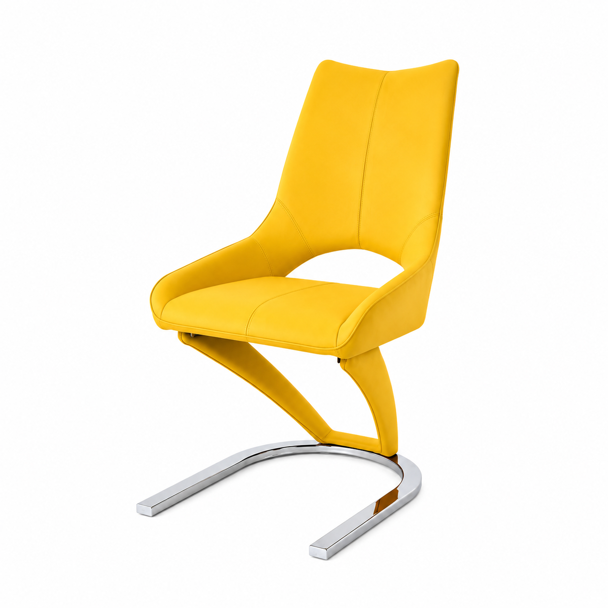 CF-1689 Modern Real Leather Dining Chair for Wholesale Furniture Projects | ComfPlus Furnishing