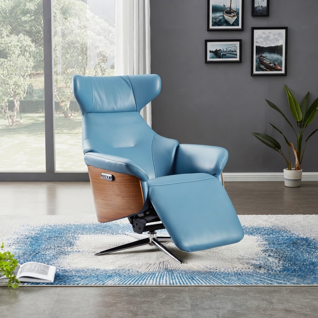 Electric Relax Chair with Walnut Panels for Wholesale Furniture Projects | ComfPlus Furnishing