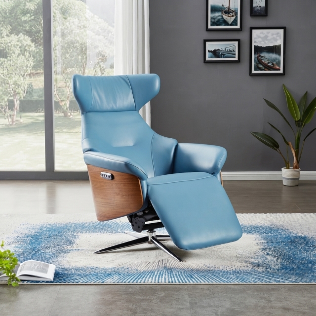Electric Relax Chair with Walnut Panels for Wholesale Furniture Projects | ComfPlus Furnishing