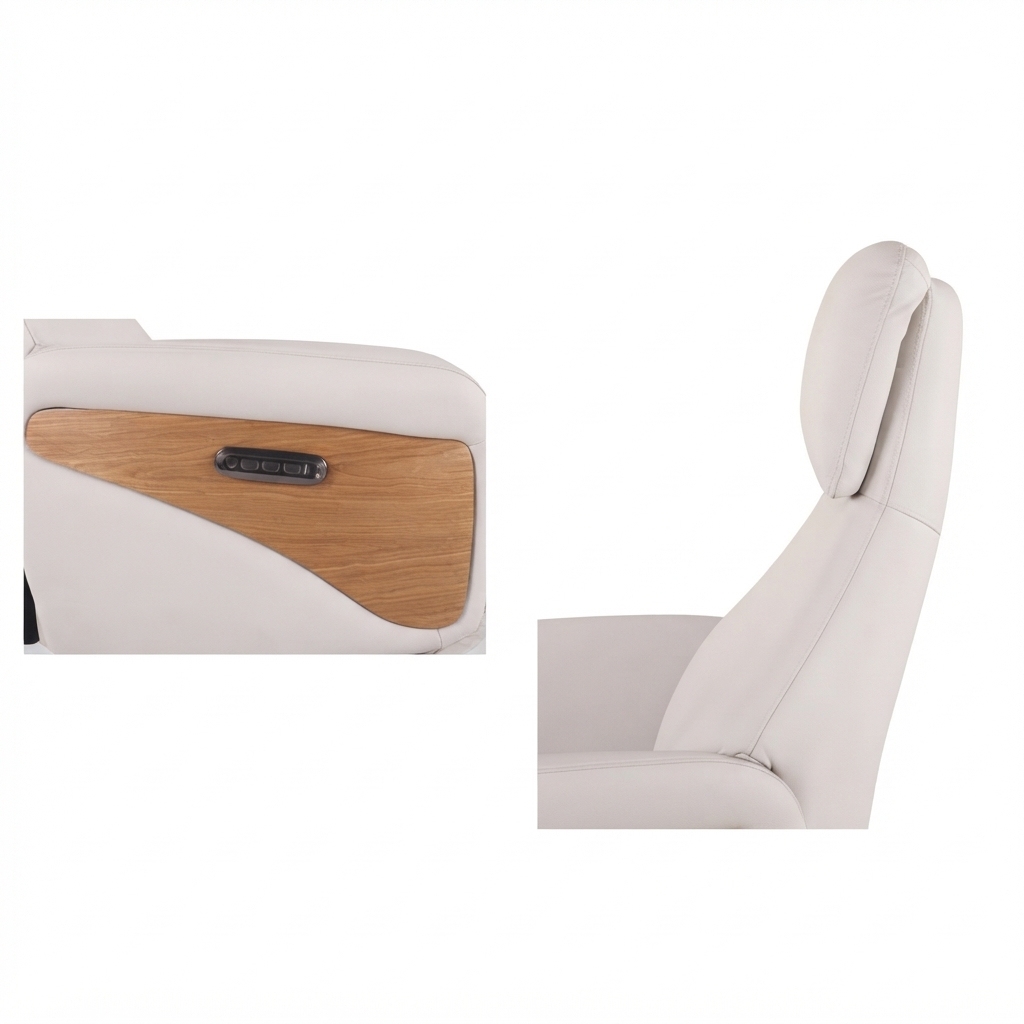 Electric Relax Chair with Walnut Veneer Panels for Wholesale Furniture Projects | ComfPlus Furnishing