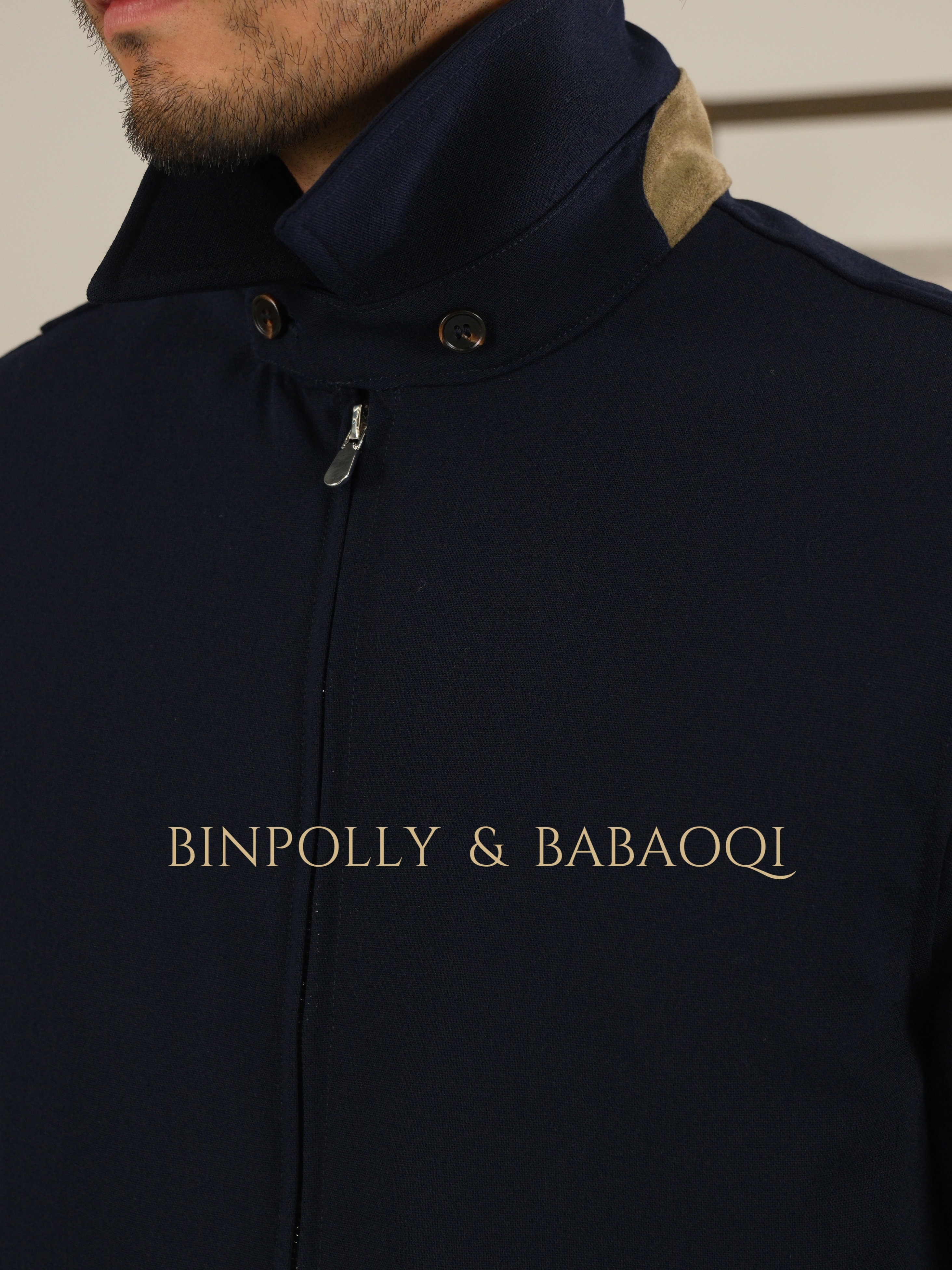 BABAOQI - Men's Harrington Jacket & Trousers Set