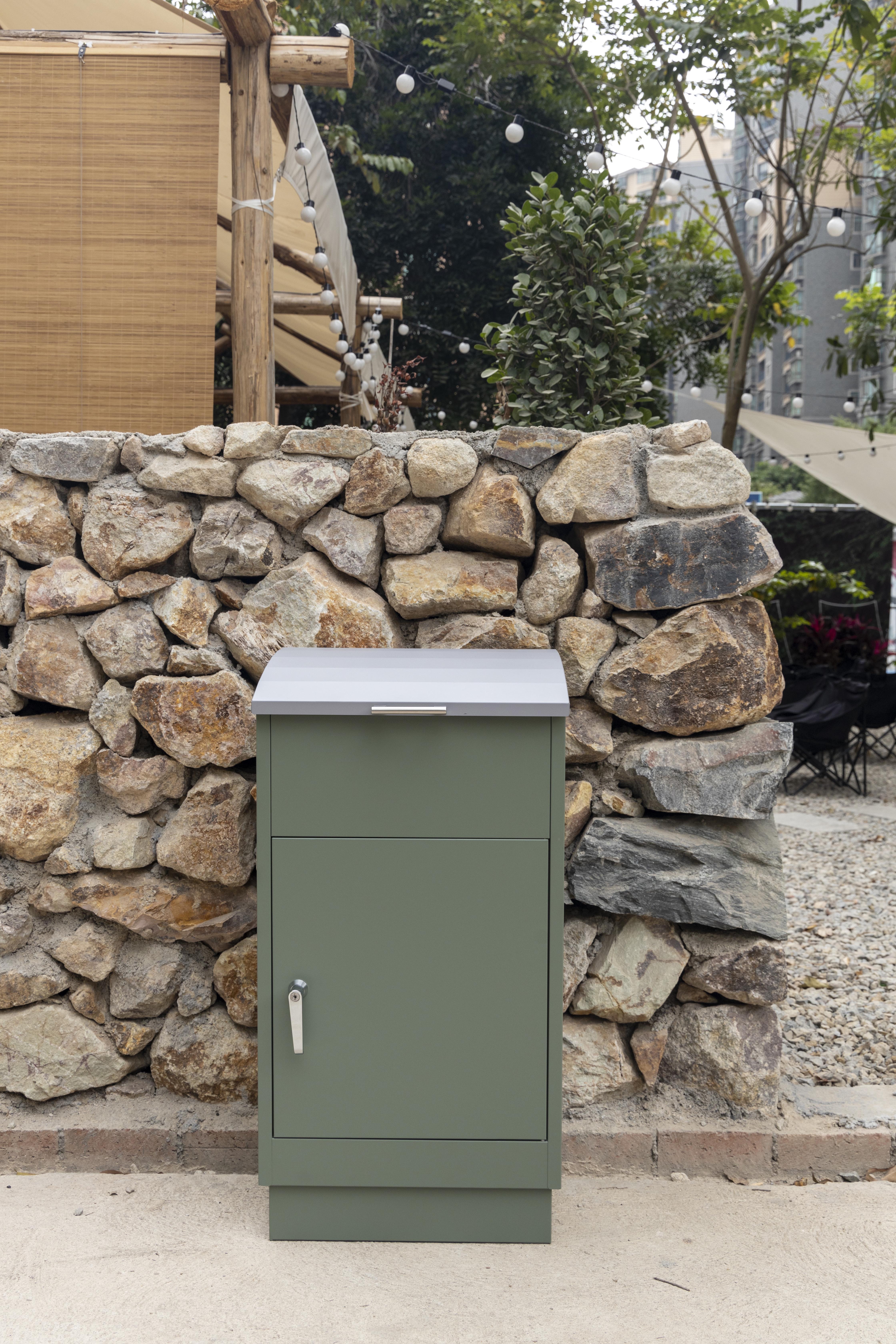 Modern Freestanding Parcel Box,MY SHOP,Modern Freestanding Parcel Box