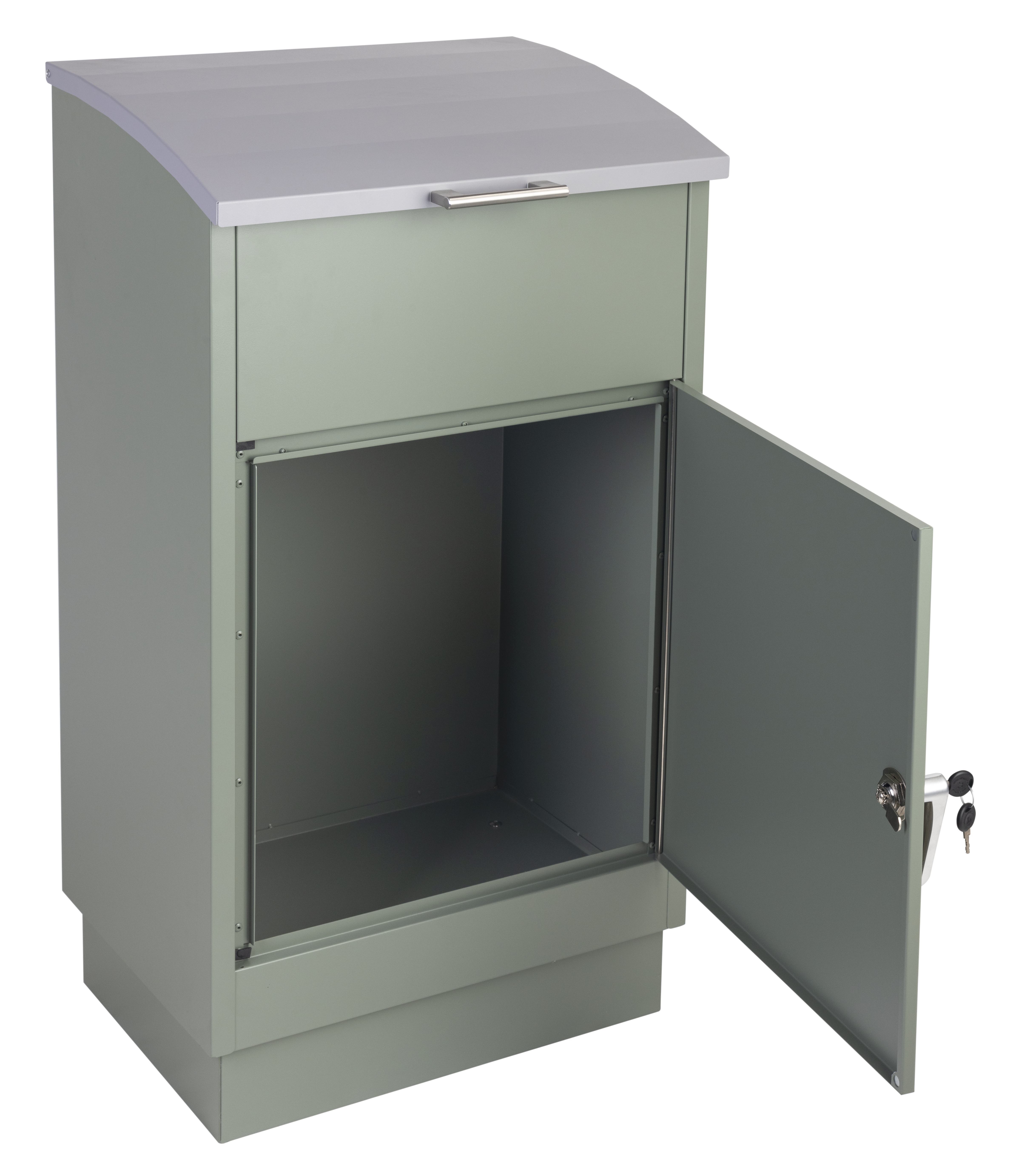 Modern Freestanding Parcel Box,MY SHOP,Modern Freestanding Parcel Box