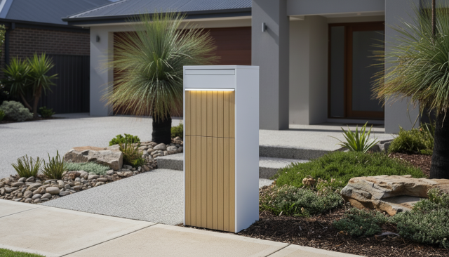 Premium Wood-Look Parcel Delivery Box,MY SHOP,Premium Wood-Look Parcel Delivery Box