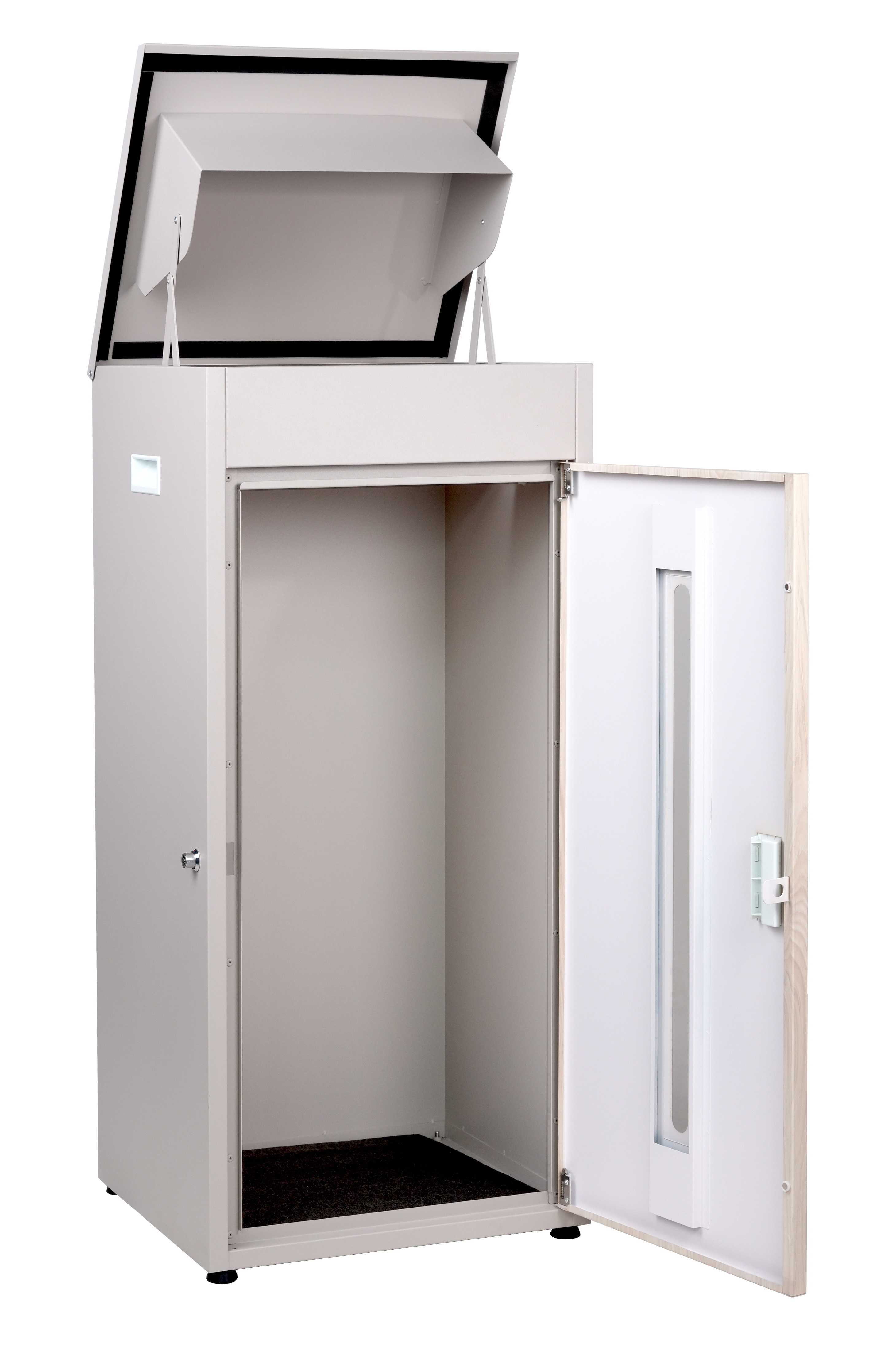 Modern Outdoor Pillar Parcel Box – Large Capacity & Anti-Theft,MY SHOP,Modern Outdoor Pillar Parcel Box – Large Capacity & Anti-Theft
