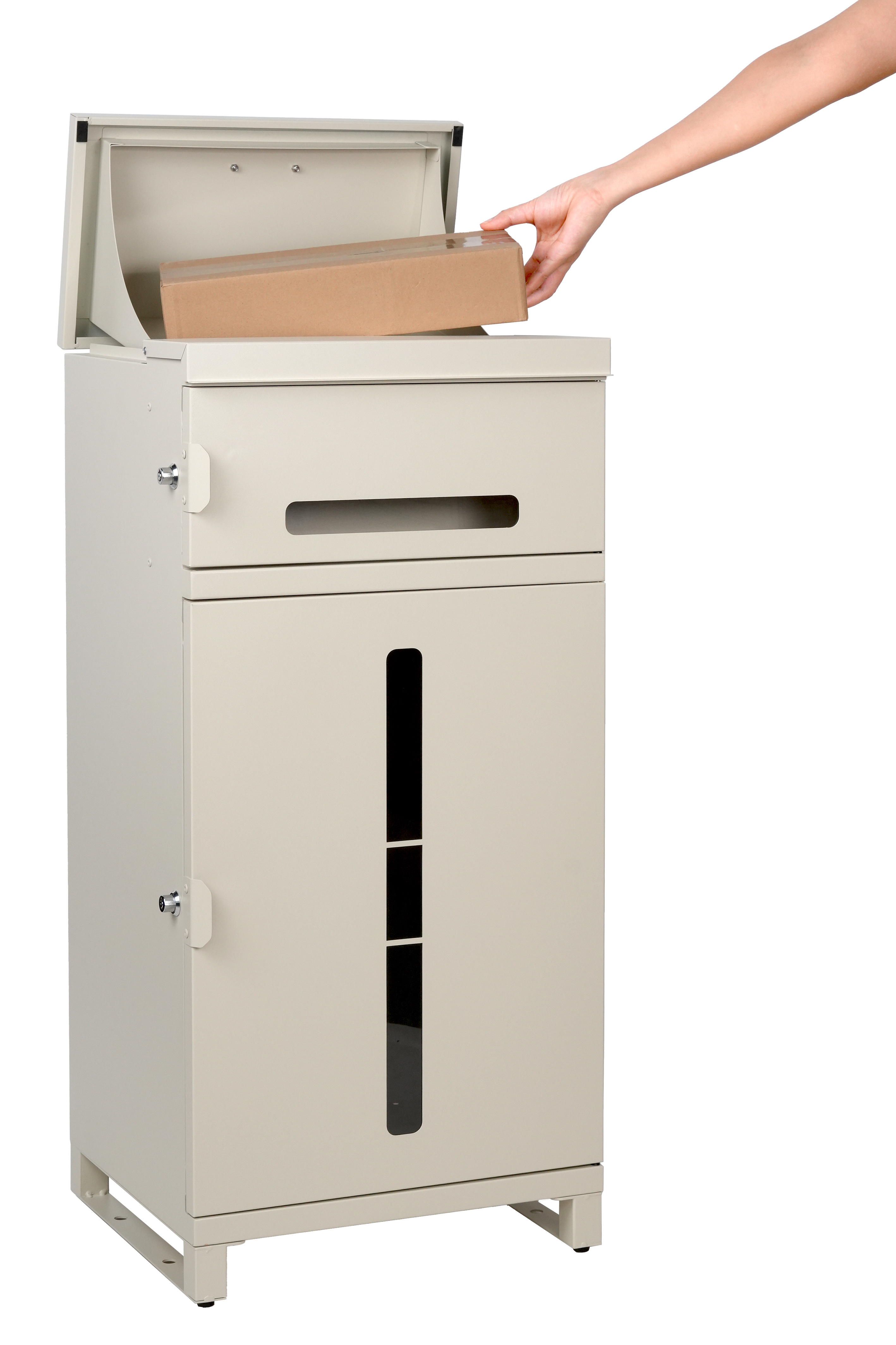 All-in-One Standing Parcel & Letter Box with Combination Lock,MY SHOP,All-in-One Standing Parcel & Letter Box with Combination Lock