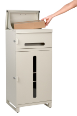 All-in-One Standing Parcel & Letter Box with Combination Lock,MY SHOP,All-in-One Standing Parcel & Letter Box with Combination Lock