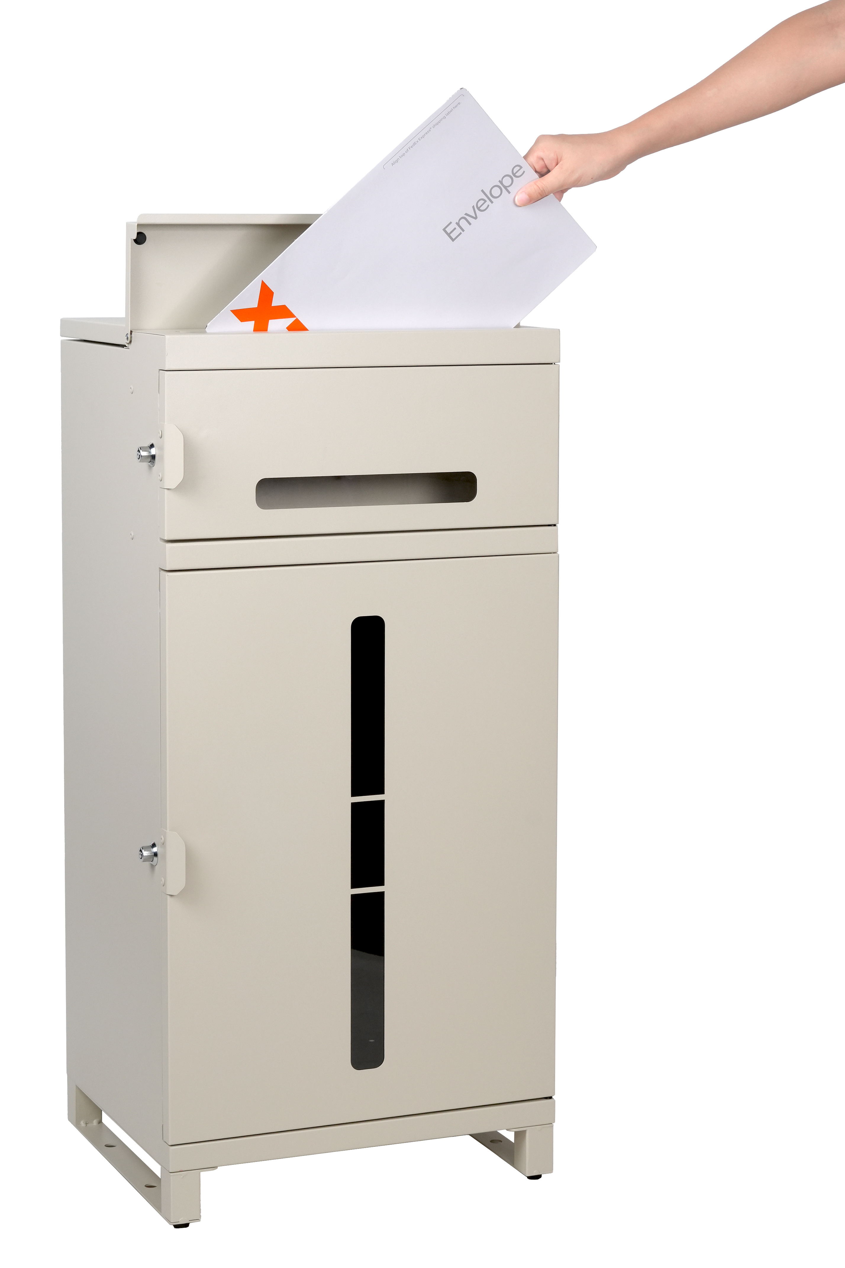 All-in-One Standing Parcel & Letter Box with Combination Lock,MY SHOP,All-in-One Standing Parcel & Letter Box with Combination Lock
