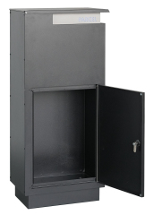 All-in-One Standing Parcel Receiver with Resettable Butterfly Lock,Winland,All-in-One Standing Parcel Receiver with Resettable Butterfly Lock