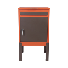 Modern Minimalist Outdoor Mail & Parcel Box,Winland,High-Quality Galvanized Steel Outdoor Parcel Locker: A Modern Home Security Choice