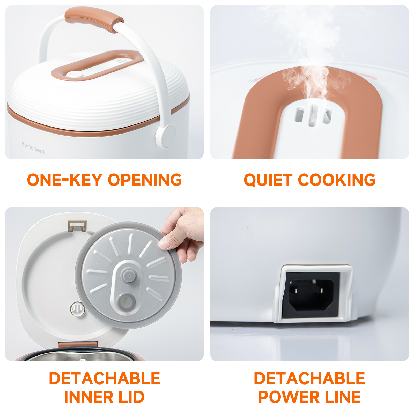 Hallsmart 1.2L Mini Rice Cooker in use context