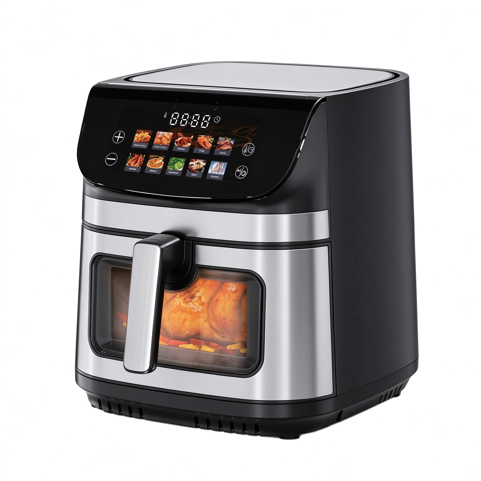 홀스마트 6.5L 투명창 에어프라이어 1600W 디지털 에어프라이어, 홀스마트 - 최고의 밥솥 제조업체, 홀스마트 6.5L 에어프라이어