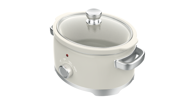 Hallsmart Cream Beige Vintage Slow Cooker | Classic Mechanical Crock Pot for Home Slow Simmer,Hallsmart-The Best Rice Cooker Manufacturer,Hallsmart Cream Beige Vintage Slow Cooker | Classic Mechanical Crock Pot for Home Slow Simmer