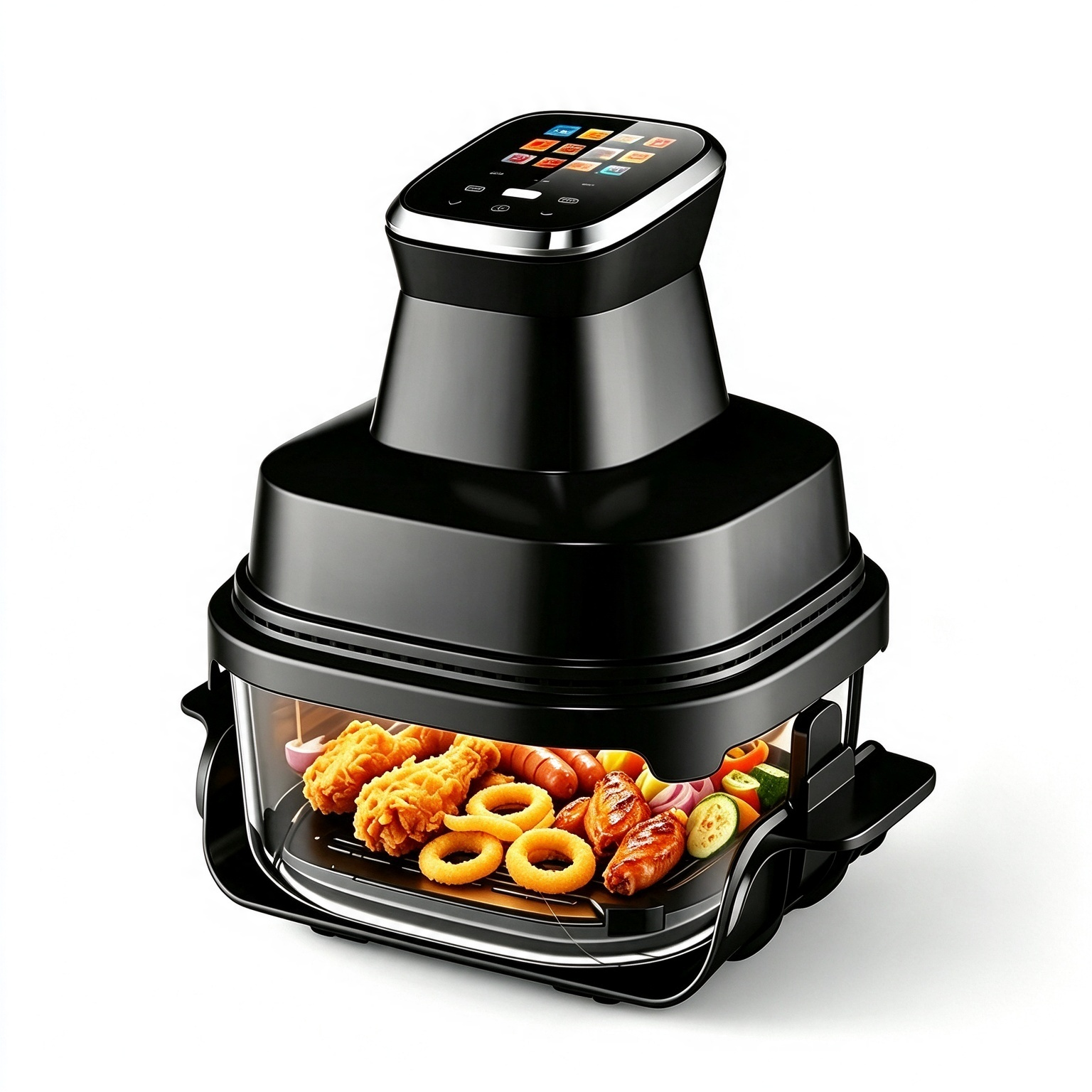 Visible Glass Large Capacity Digital Touchscreen Oil-less Air Fryer,Hallsmart-The Best Rice Cooker Manufacturer,Visible Glass Large Capacity Digital Touchscreen Oil-less Air Fryer