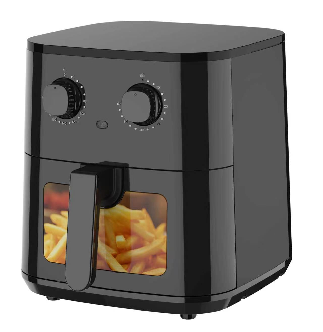 Household 3.5L Visual Air Fryer Dual Knob Mechanical Control Oil Less Fryer Oven,Hallsmart-The Best Rice Cooker Manufacturer,Household 3.5L Visual Air Fryer Dual Knob Mechanical Control Oil Less Fryer Oven