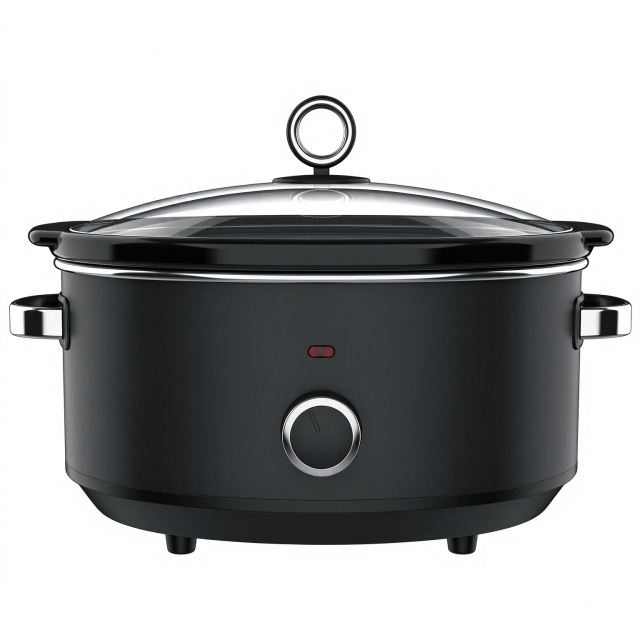 Multi Color Optional OEM ODM Available  3 Heat Settings Slow Cooker with Removable Ceramic Pot and Visible Glass Lid,Hallsmart-The Best Rice Cooker Manufacturer,Hallsmart Cream Beige Vintage Slow Cooker | Classic Mechanical Crock Pot for Home Slow Simmer
