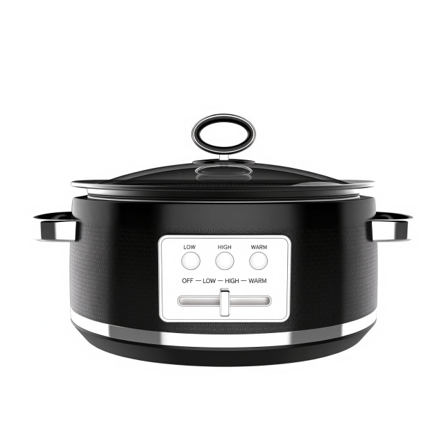 3 Heat Settings Low High Warm with Removable Ceramic Pot and Glass Lid Round Slow Cooker,Hallsmart-The Best Rice Cooker Manufacturer,3 Heat Settings Low High Warm with Removable Ceramic Pot and Glass Lid Round Slow Cooker