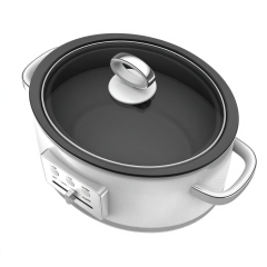 3 Heat Settings Low High Warm with Removable Ceramic Pot and Glass Lid Round Slow Cooker,Hallsmart-The Best Rice Cooker Manufacturer,3 Heat Settings Low High Warm with Removable Ceramic Pot and Glass Lid Round Slow Cooker
