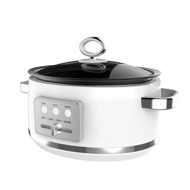 3 Heat Settings Low High Warm with Removable Ceramic Pot and Glass Lid Round Slow Cooker,Hallsmart-The Best Rice Cooker Manufacturer,3 Heat Settings Low High Warm with Removable Ceramic Pot and Glass Lid Round Slow Cooker