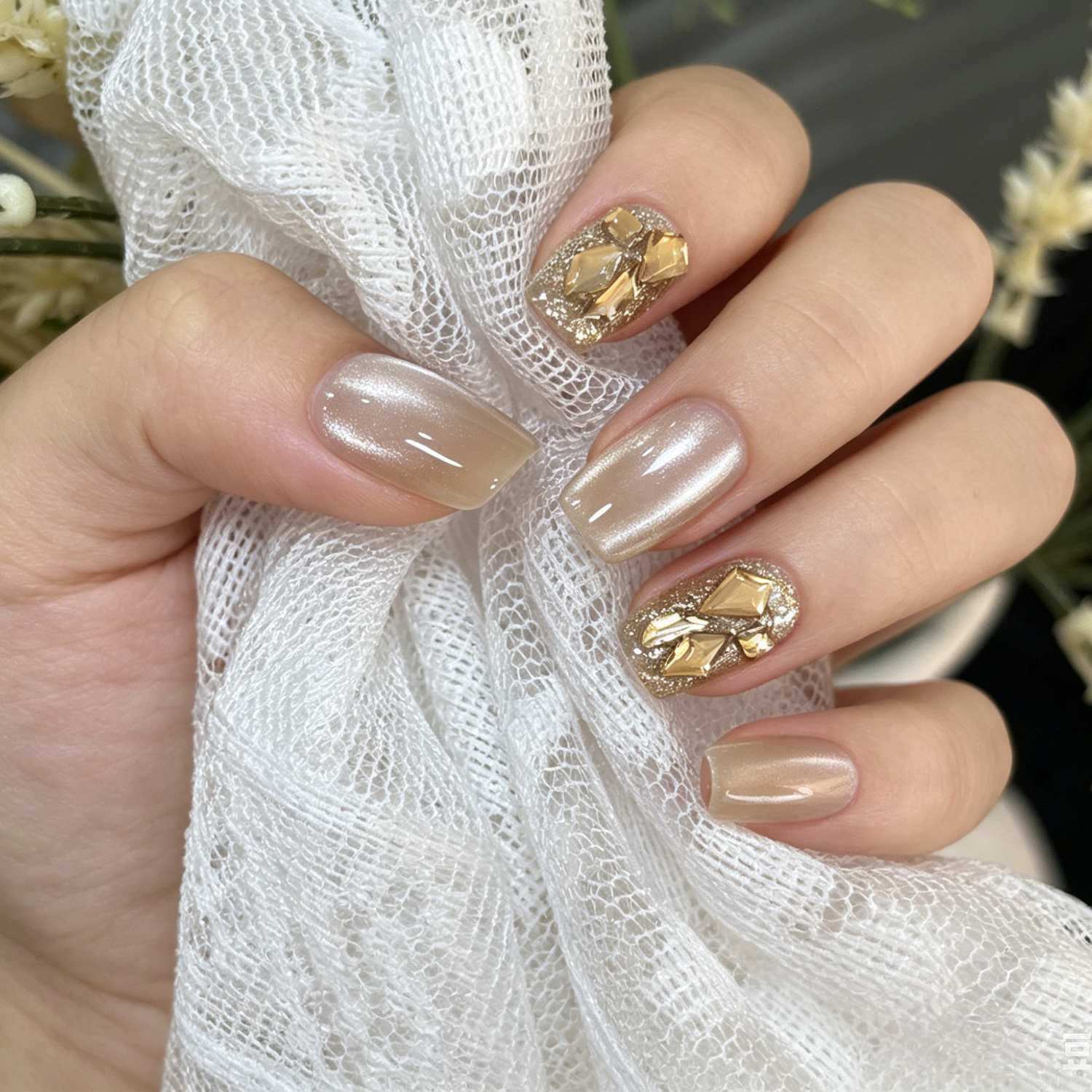 Leopard Gradient Rhinestone| 6 Styles, Reusable False Nails | Ashowner