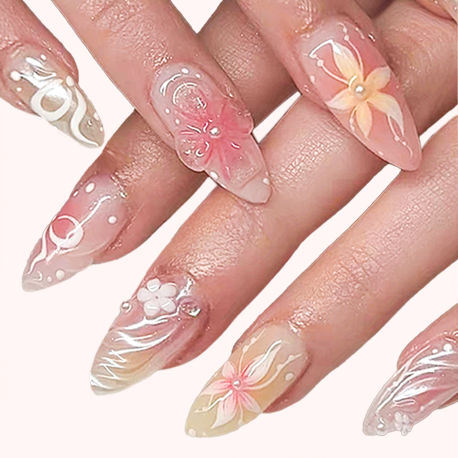 Pastoral Floral | Reusable Press On