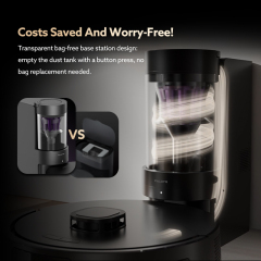 LiDAR Robot Vacuum with Bagless Station,MY SHOP,Robot Vacuum Cleaner