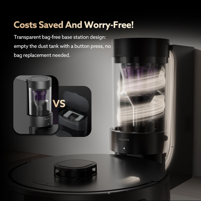 LiDAR Robot Vacuum with Bagless Station,MY SHOP,Robot Vacuum Cleaner