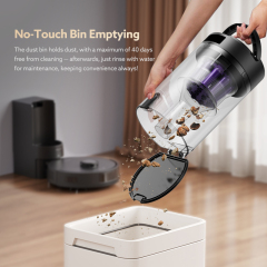 LiDAR Robot Vacuum with Bagless Station,MY SHOP,Robot Vacuum Cleaner