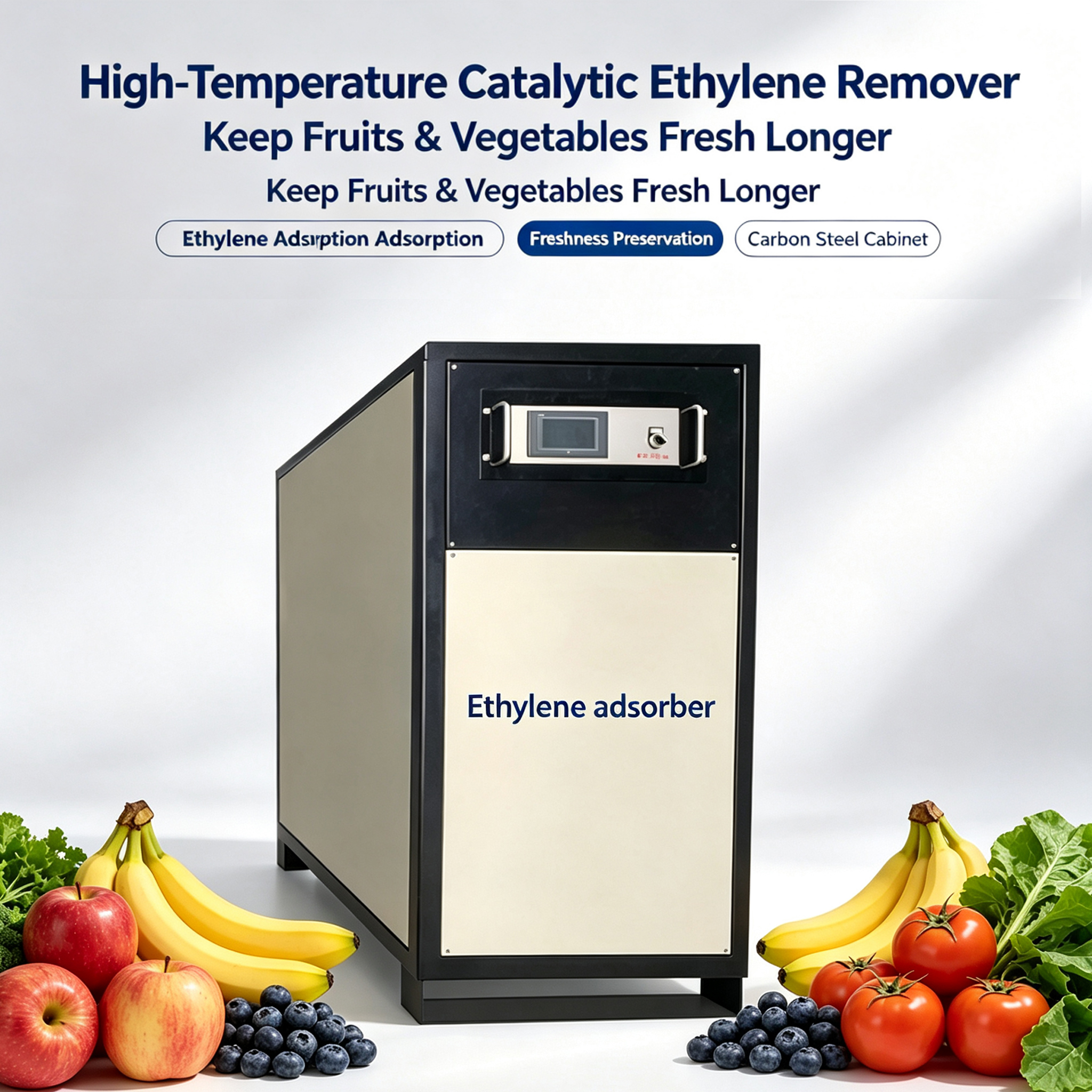 High temperature catalytic ethylene removal machine, fruits vegetable CA storage ethylene absorber,Guangzhou Dnwell Machinery Co., ltd,High temperature catalytic ethylene removal machine, fruits vegetable CA storage ethylene absorber