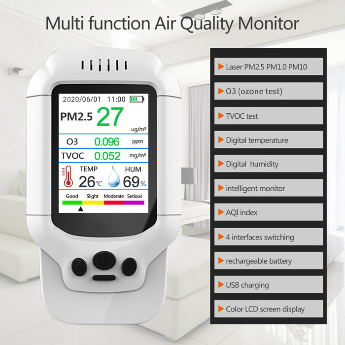 DM502 8 in 1 Portable Handheld Ozone Sensor for air Quality Ozone Generator Concentration Measurement Ozone Analyzer,Guangzhou Dnwell Machinery Co., ltd,DM502 8 in 1 Portable Handheld Ozone Sensor for air Quality Ozone Generator Concentration Measurement Ozone Analyzer
