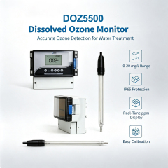 DOZ5500 Dissolved Ozone Controller with CS6530 Ozone Sensor, Online Water Ozone Monitor for Water Treatment,Guangzhou Dnwell Machinery Co., ltd,DOZ5500 Dissolved Ozone Controller with CS6530 Ozone Sensor, Online Water Ozone Monitor for Water Treatment